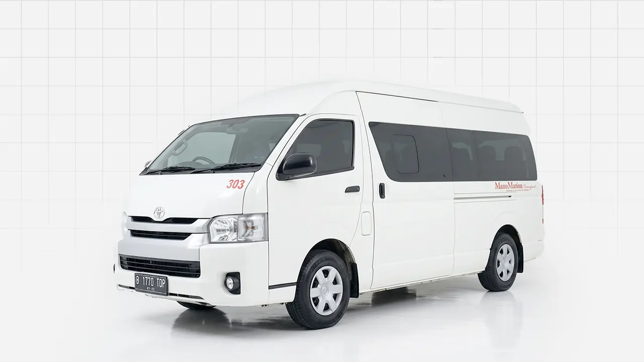 Sewa Hiace interior 15 seat Mano Marion transport